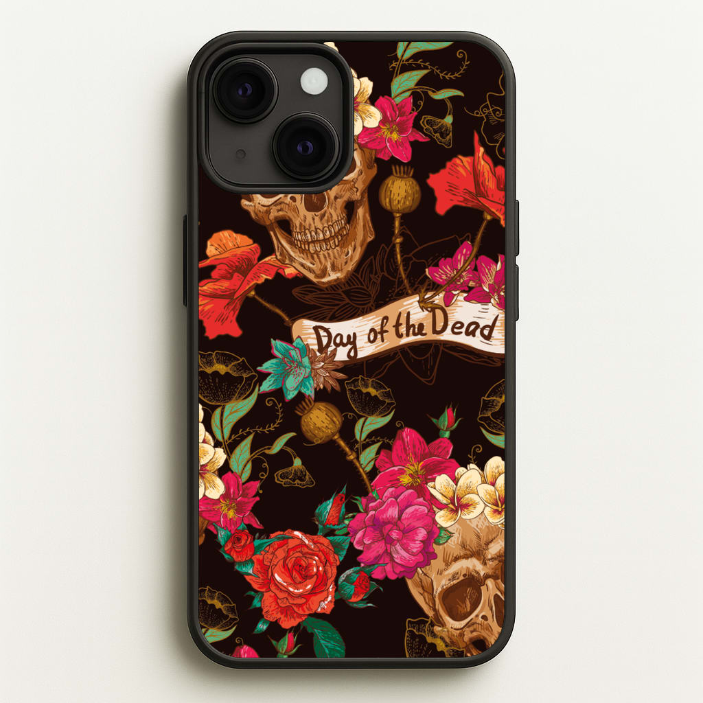 Day Of The Dead - Halloween - Halloween Phone Case for iPhone 13