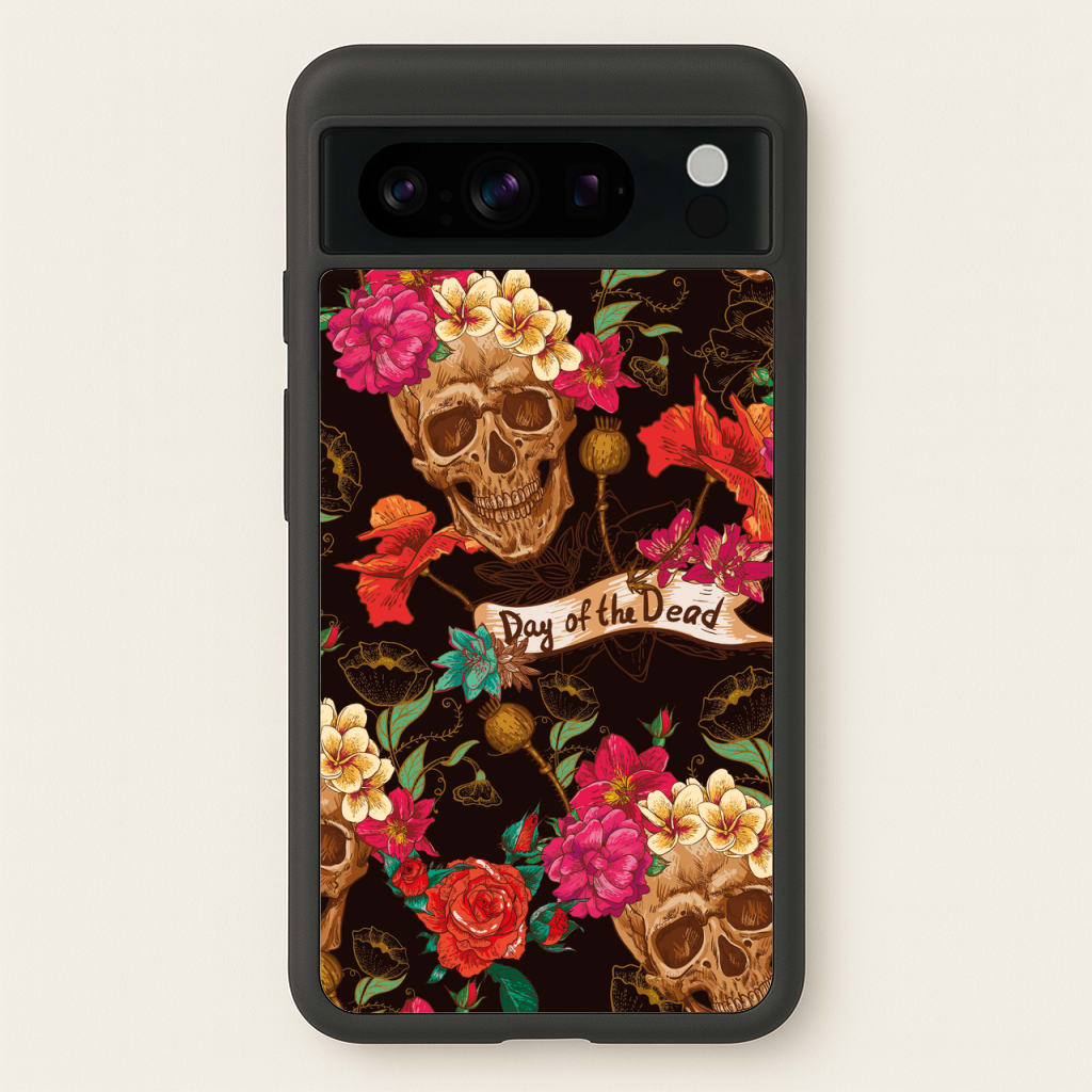 Day Of The Dead - Halloween - Halloween Phone Case for Google Pixel 8 Pro