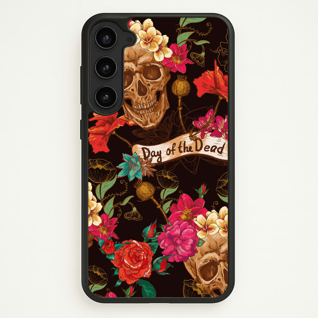 Day Of The Dead - Halloween - Halloween Phone Case for Galaxy S23 Plus