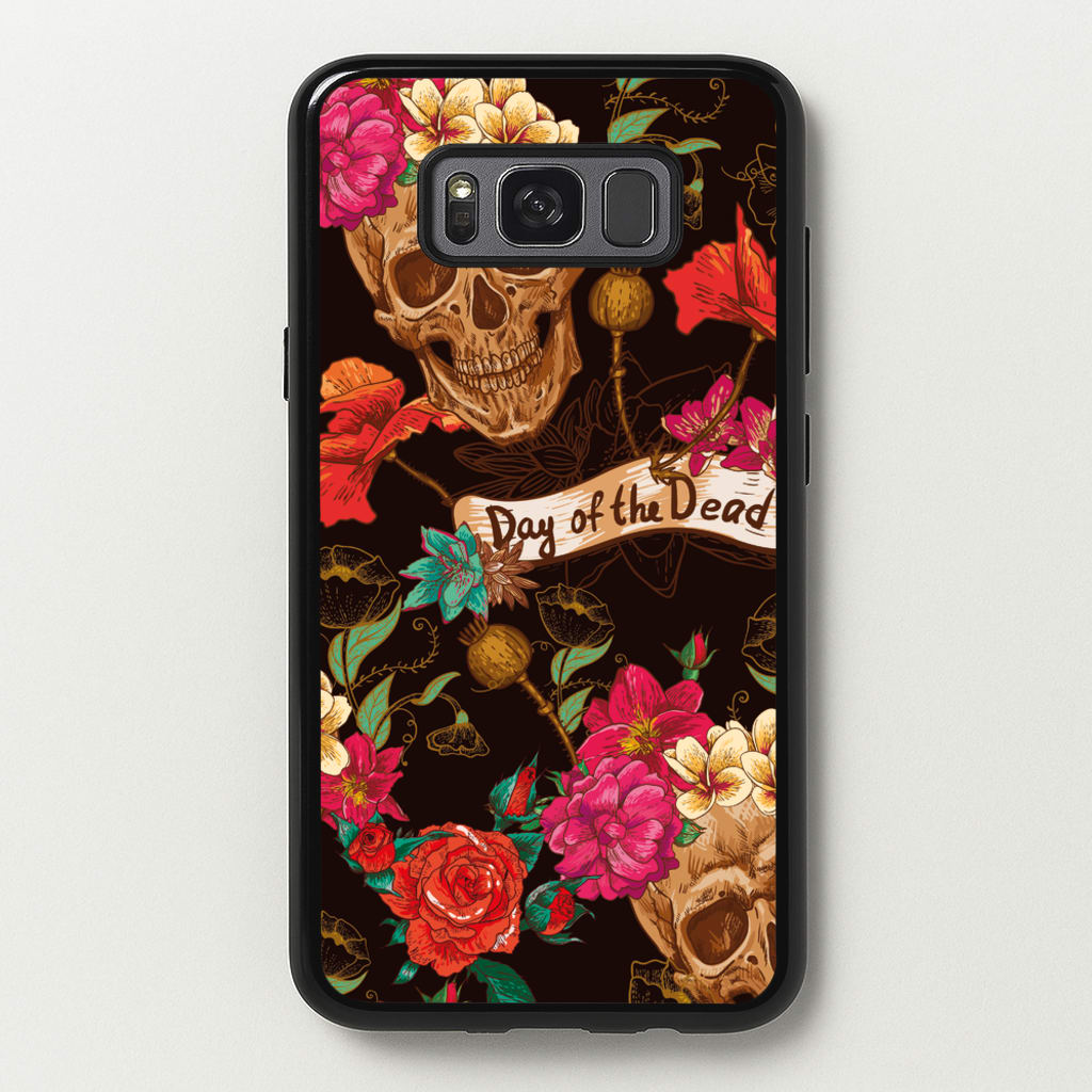Day Of The Dead - Halloween - Halloween Phone Case for Galaxy S8