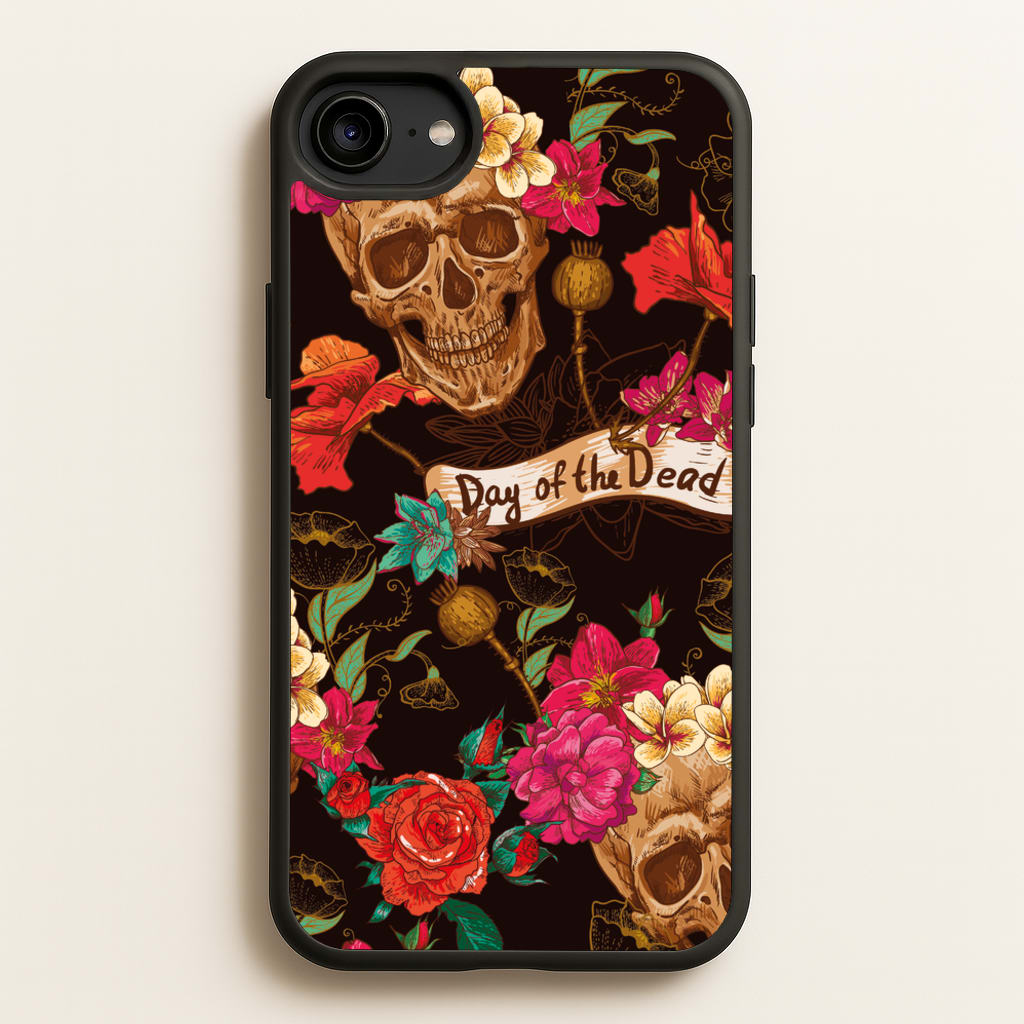 Day Of The Dead - Halloween - Halloween Phone Case for iPhone 6 / 7 / 8 / SE