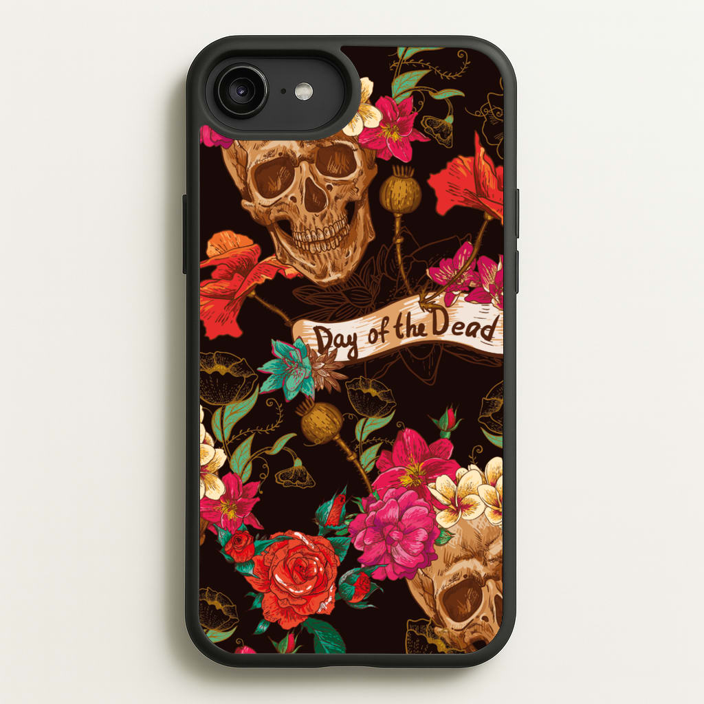 Day Of The Dead - Halloween - Halloween Phone Case for iPhone 6 Plus / 7 Plus / 8 Plus
