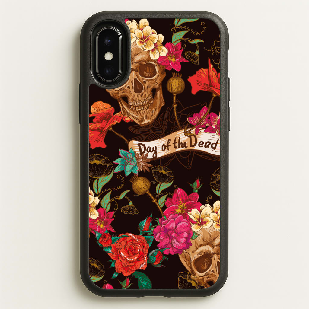 Day Of The Dead - Halloween - Halloween Phone Case for iPhone X / XS