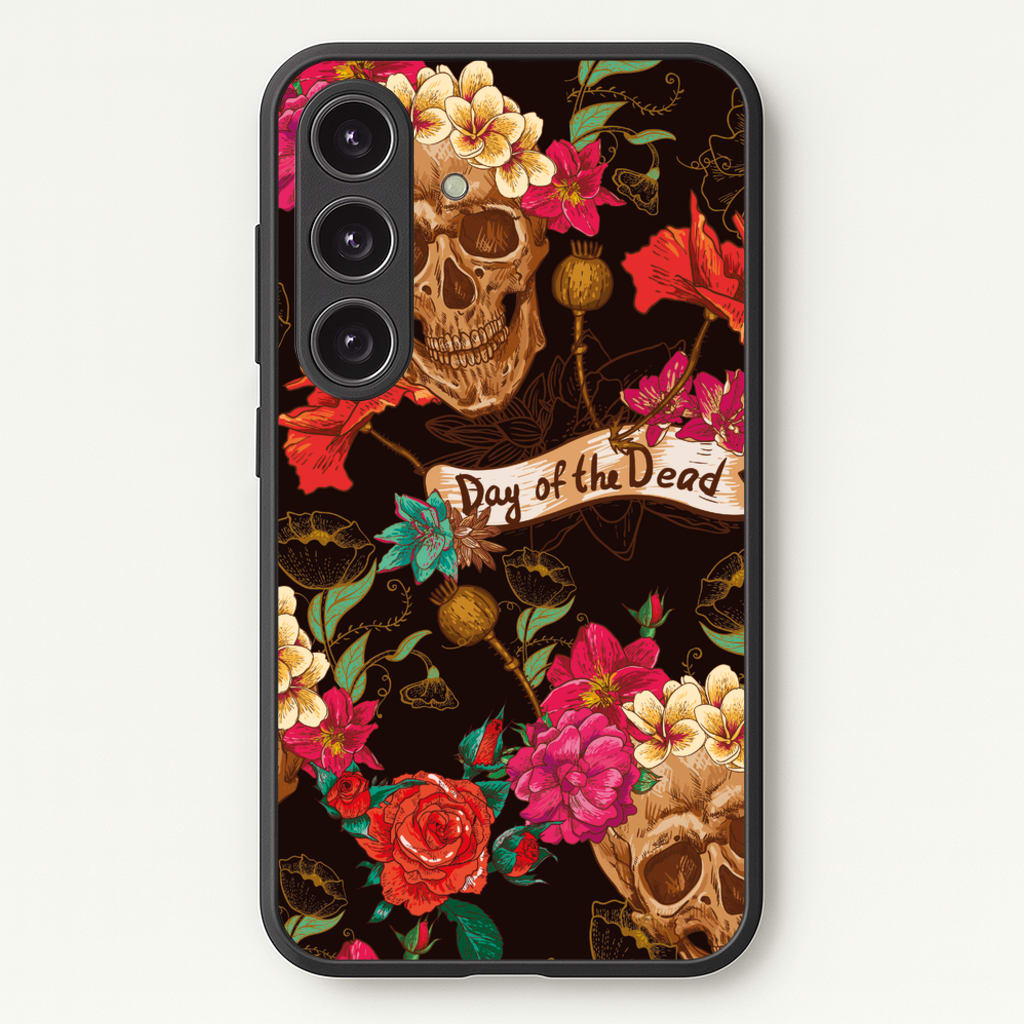 Day Of The Dead - Halloween - Halloween Phone Case for Galaxy S25 Plus