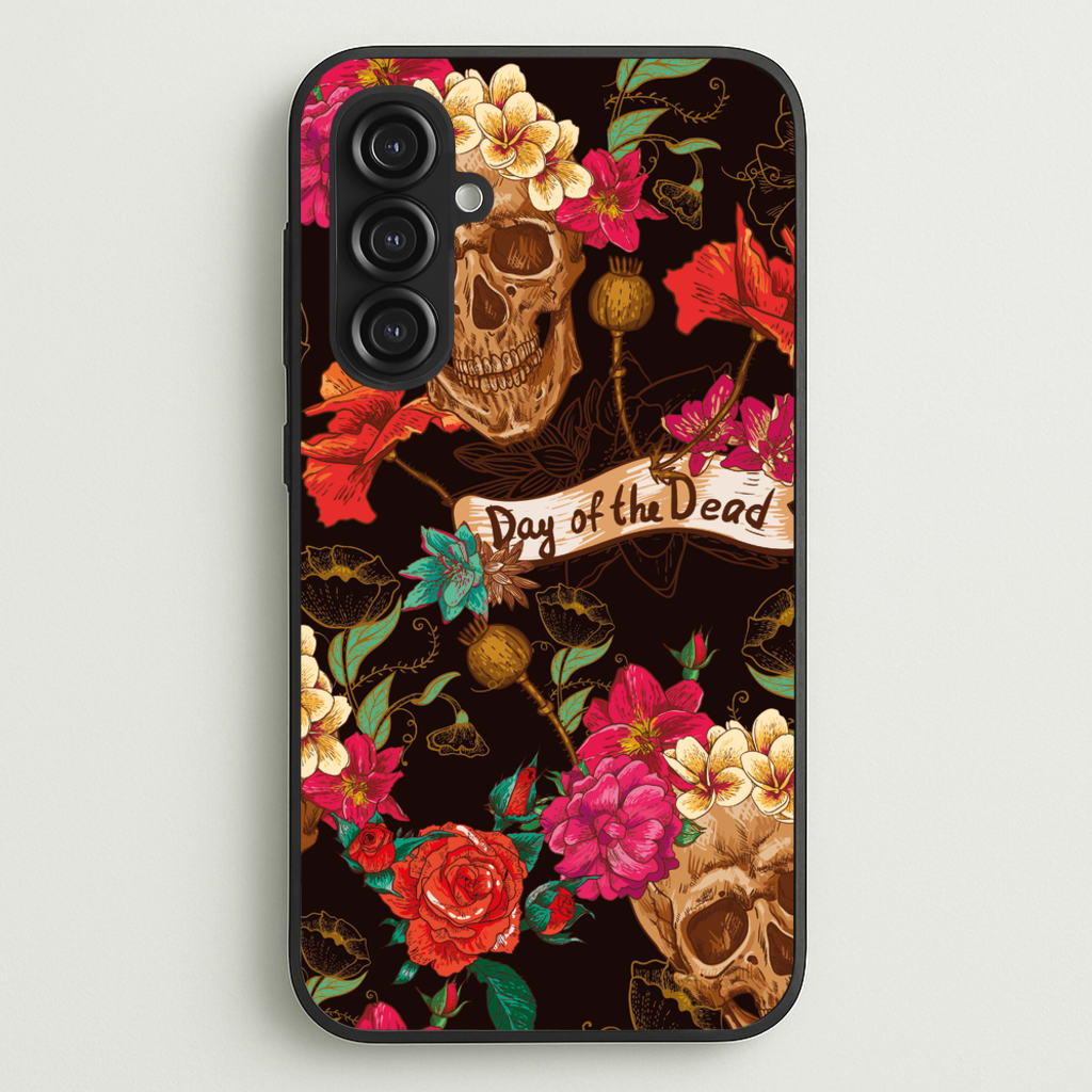 Day Of The Dead - Halloween - Halloween Phone Case for Galaxy S23FE