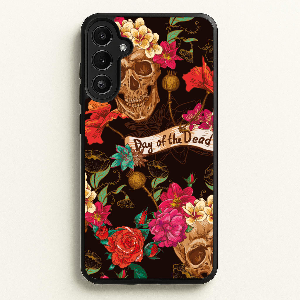 Day Of The Dead - Halloween - Halloween Phone Case for Galaxy A34
