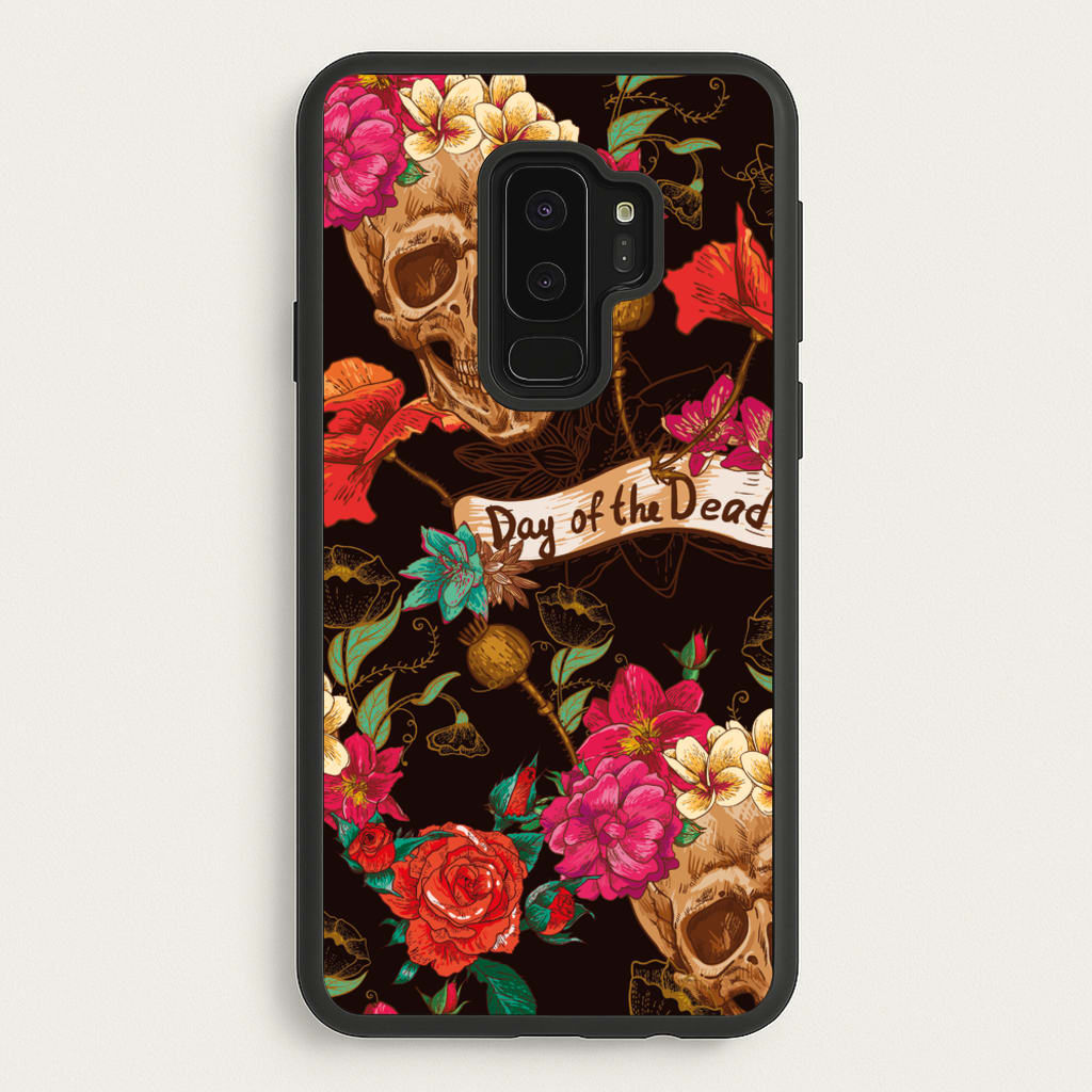 Day Of The Dead - Halloween - Halloween Phone Case for Galaxy S9 Plus