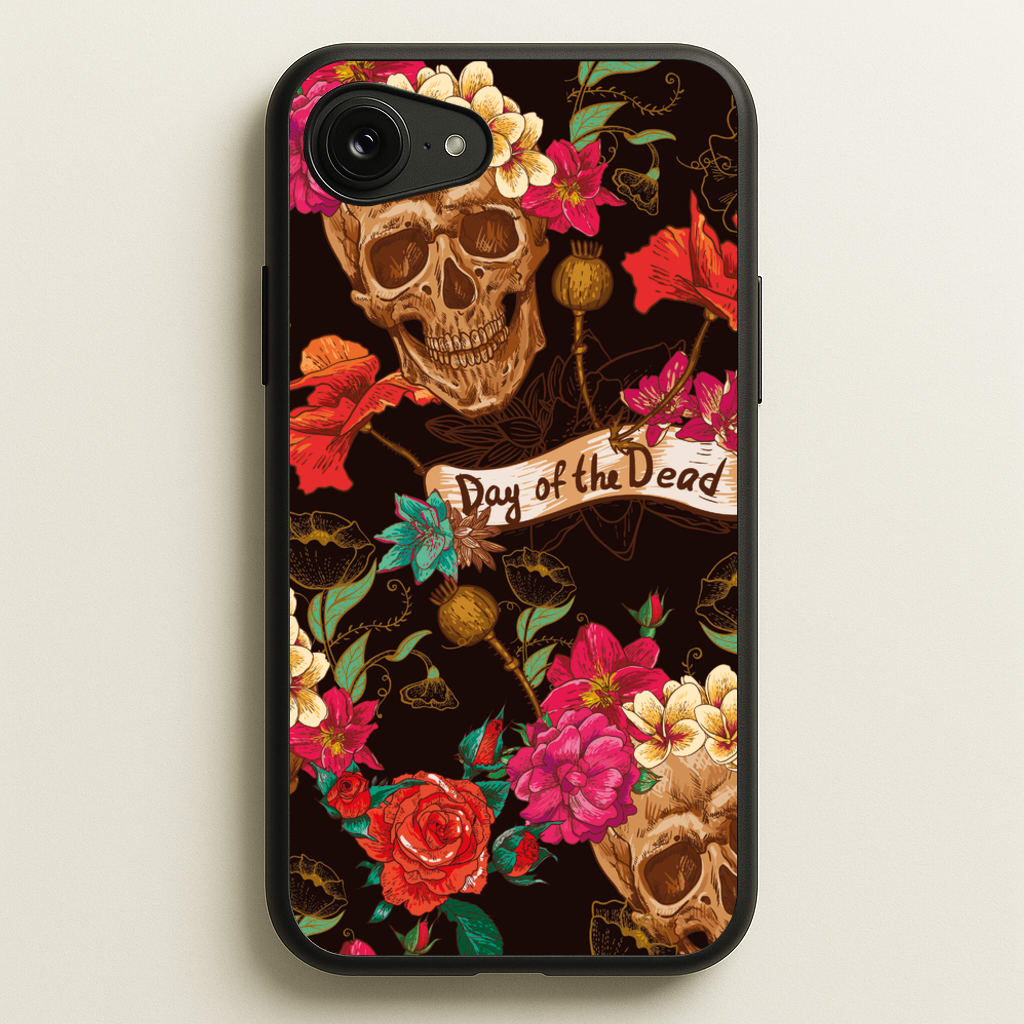 Day Of The Dead - Halloween - Halloween Phone Case for iPhone 16e