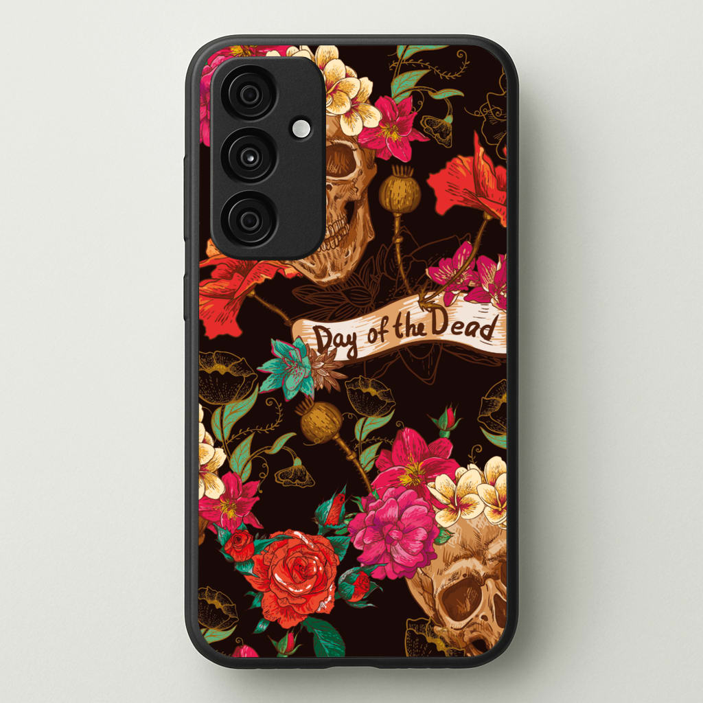 Day Of The Dead - Halloween - Halloween Phone Case for Galaxy A35
