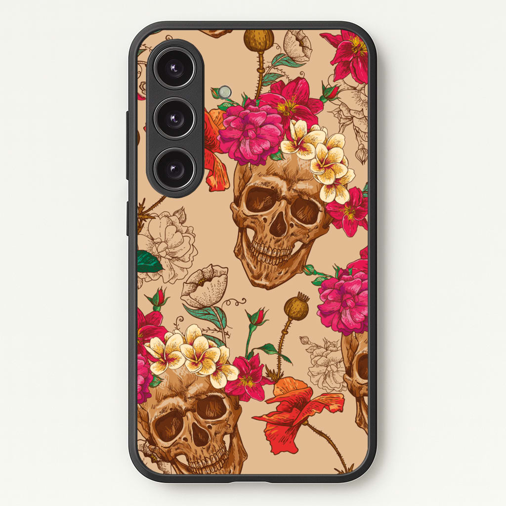 Calavera - Halloween - Halloween Phone Case for Galaxy S24FE