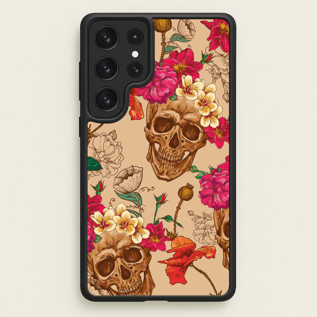 Calavera - Halloween - Halloween Phone Case for Galaxy S23 Ultra