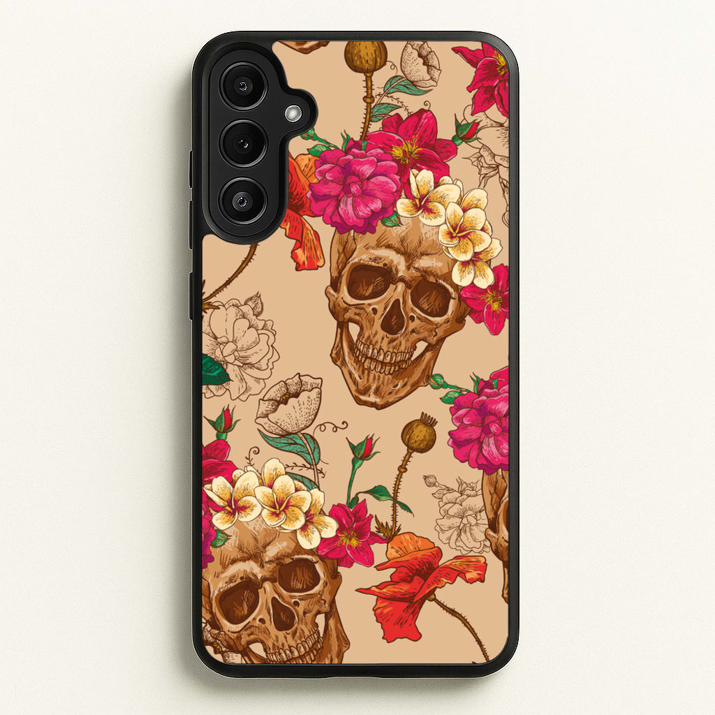 Calavera - Halloween - Halloween Phone Case for Galaxy A34