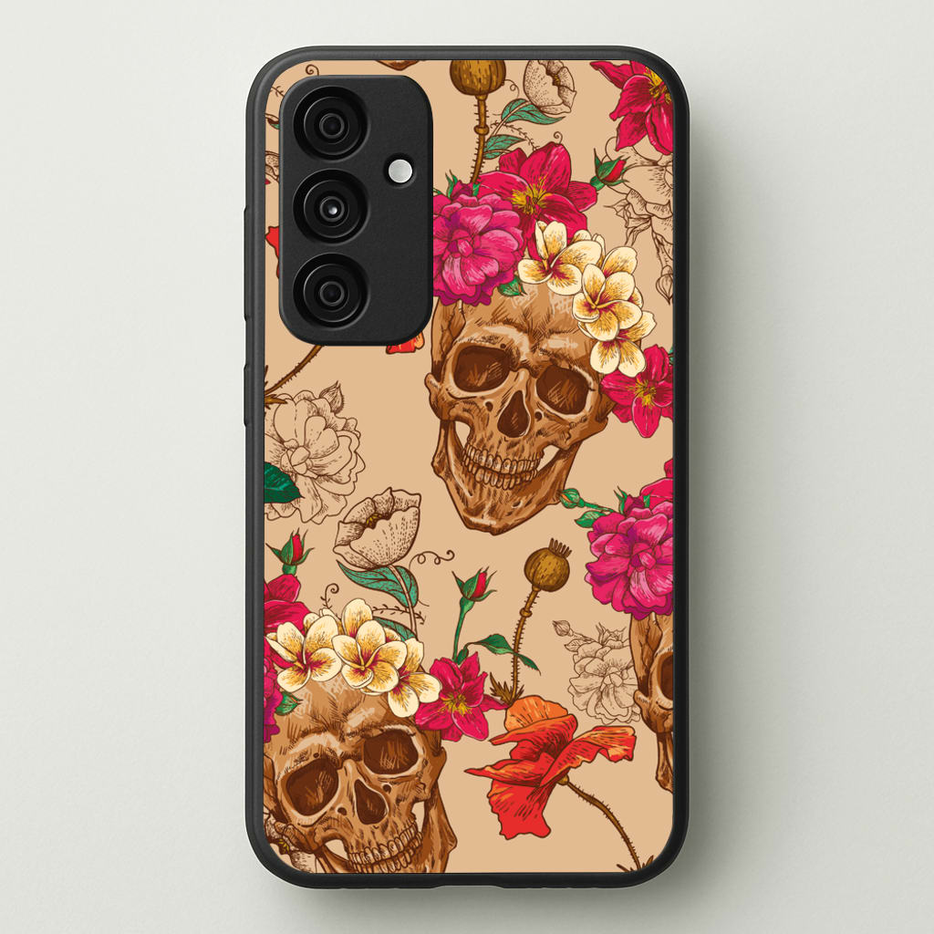 Calavera - Halloween - Halloween Phone Case for Galaxy A35