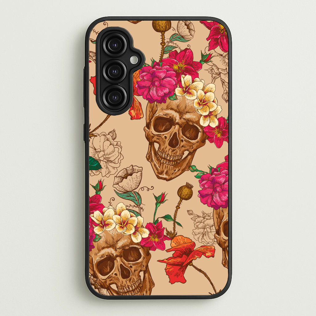 Calavera - Halloween - Halloween Phone Case for Galaxy A14