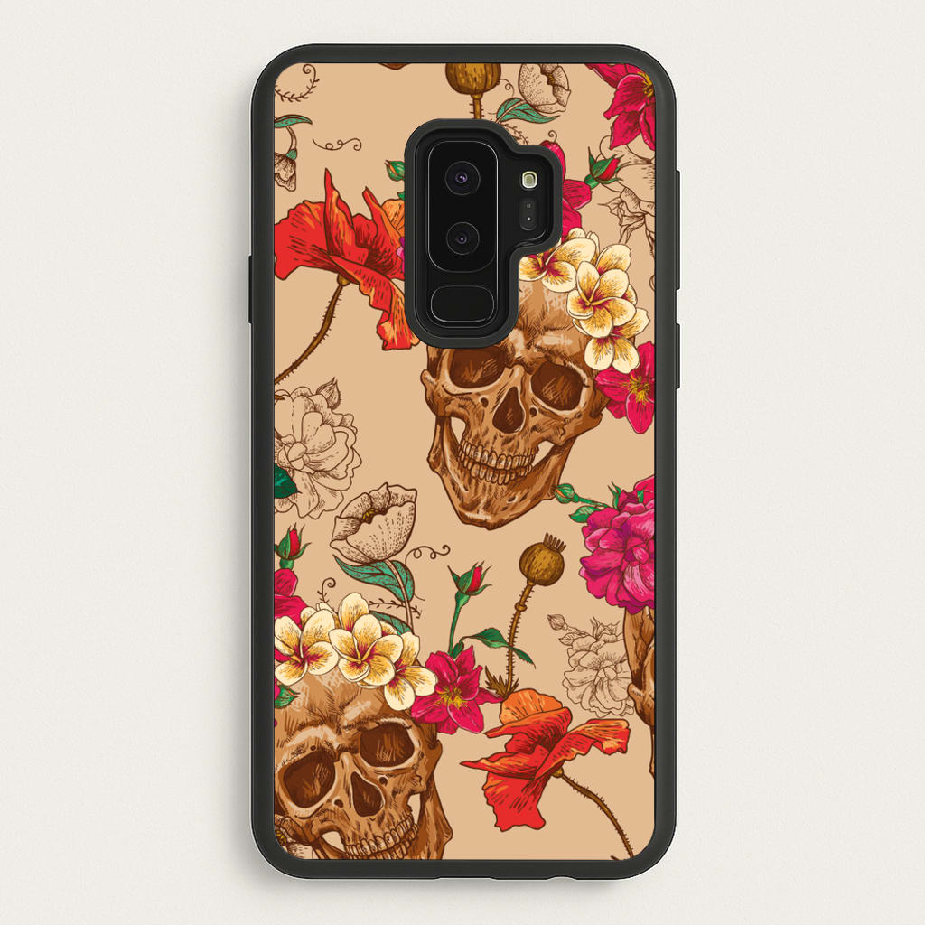 Calavera - Halloween - Halloween Phone Case for Galaxy S9 Plus