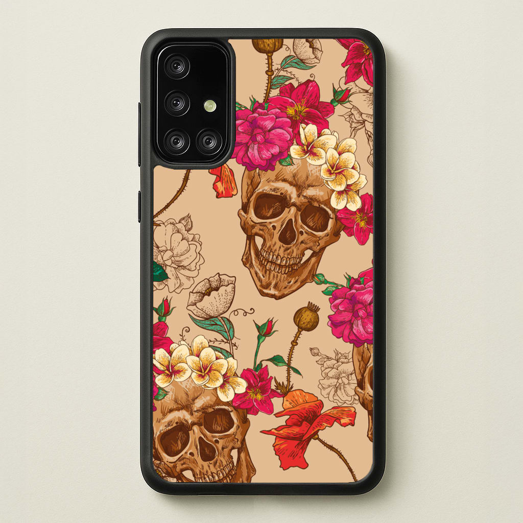 Calavera - Halloween - Halloween Phone Case for Galaxy A71