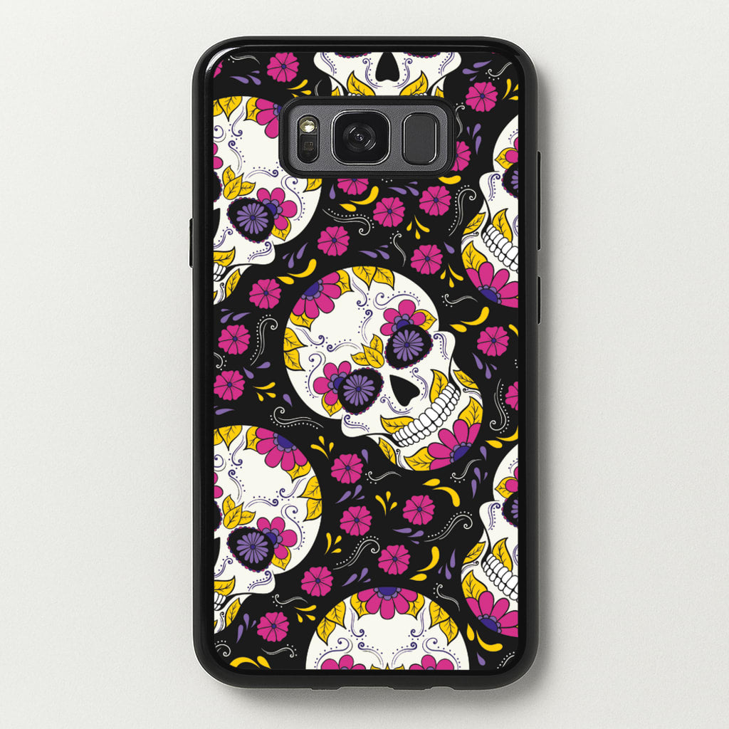 Calavera Pattern - Halloween - Halloween Phone Case for Galaxy S8 Plus