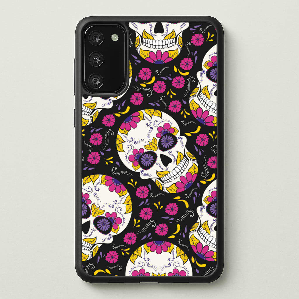 Calavera Pattern - Halloween - Halloween Phone Case for Galaxy S20FE