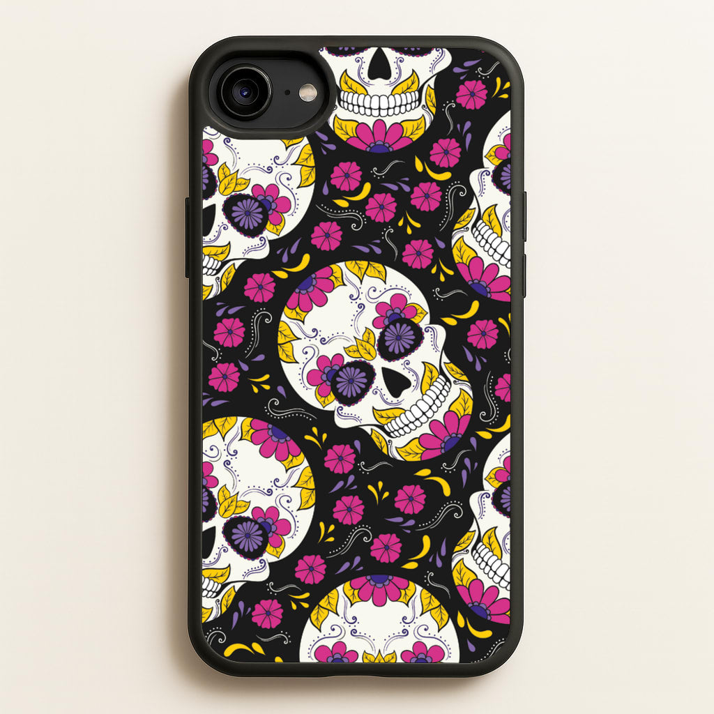 Calavera Pattern - Halloween - Halloween Phone Case for iPhone 6 / 7 / 8 / SE