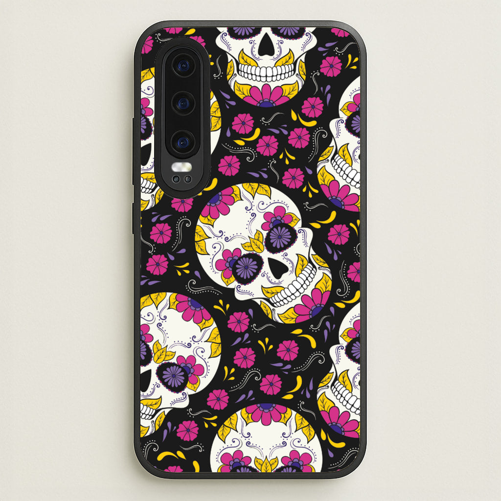 Calavera Pattern - Halloween - Halloween Phone Case for Huawei P30