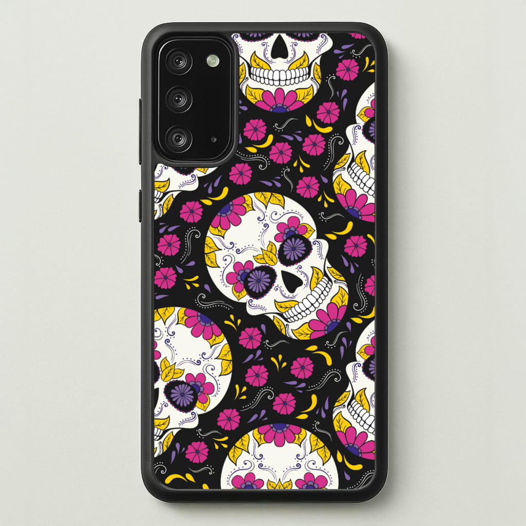 Calavera Pattern - Halloween - Halloween Phone Case for Galaxy Note 20