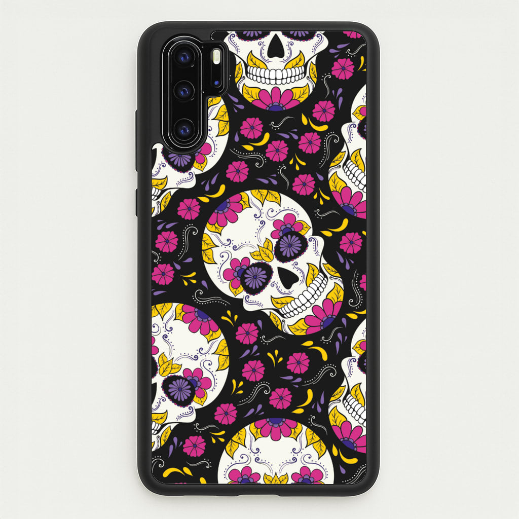 Calavera Pattern - Halloween - Halloween Phone Case for Huawei P30 Pro