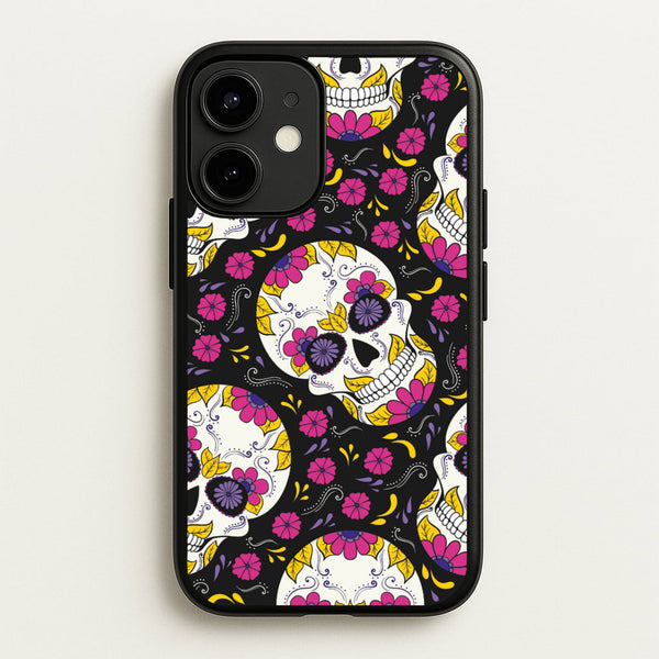 Calavera Pattern - Halloween - Halloween Phone Case for iPhone 12 Mini