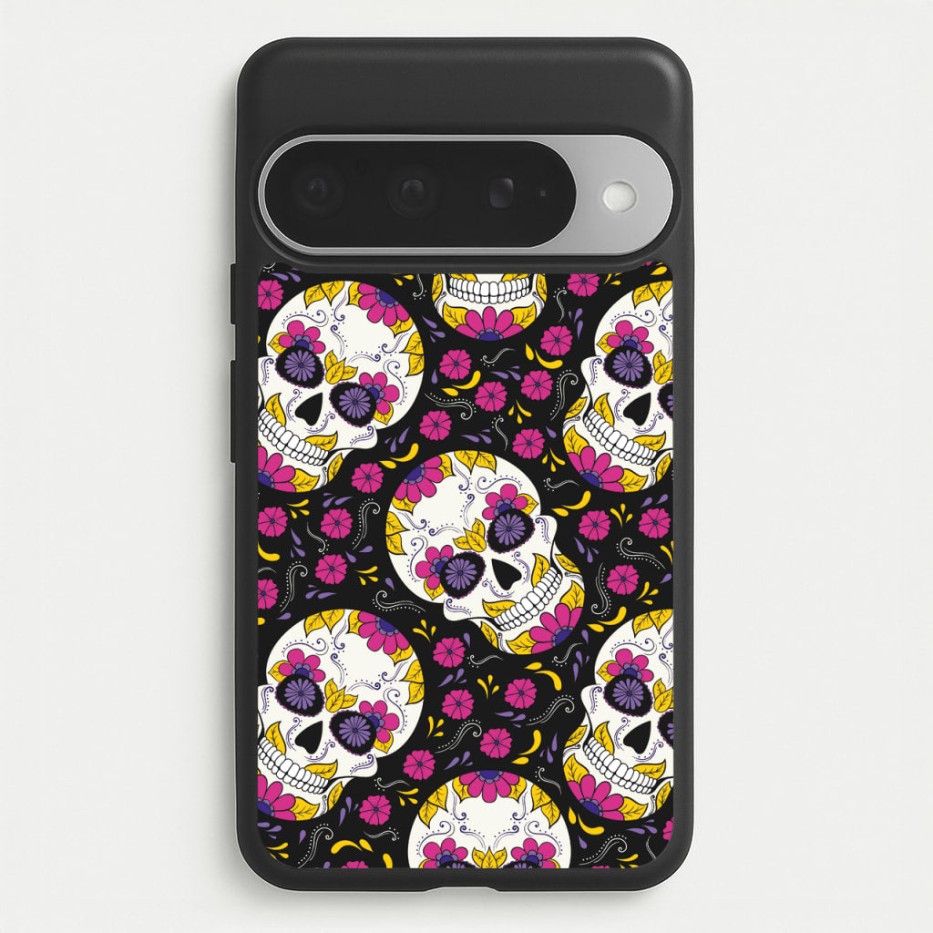 Calavera Pattern - Halloween Phone Case for Google Pixel 10 Pro XL
