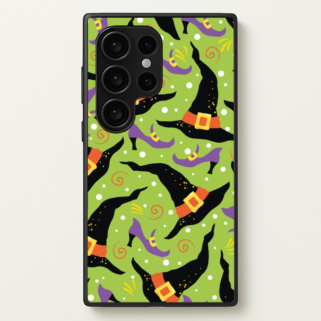 Witch's Attire Pattern - Halloween - Halloween Phone Case for Galaxy S24 Ultra