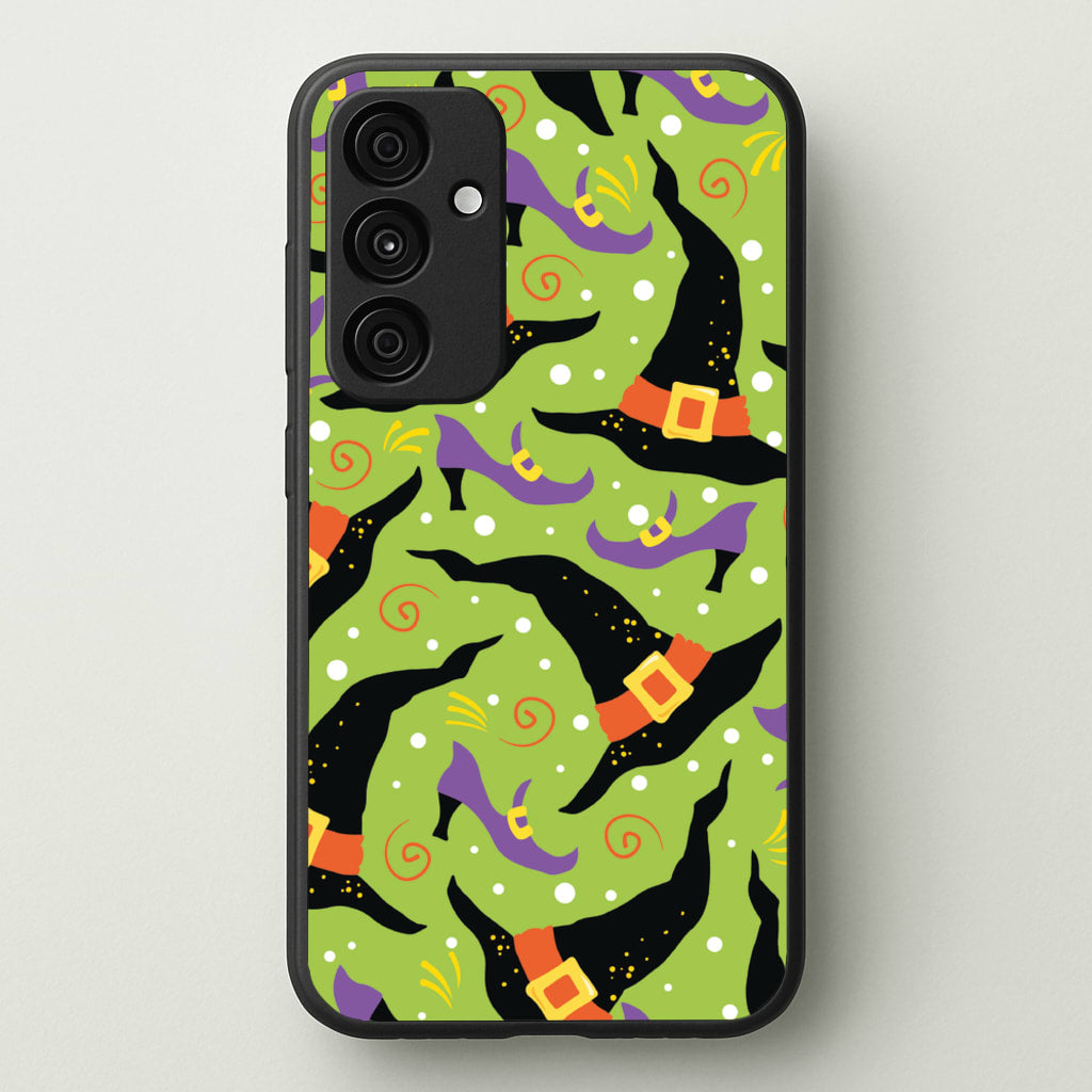 Witch's Attire Pattern - Halloween - Halloween Phone Case for Galaxy A55