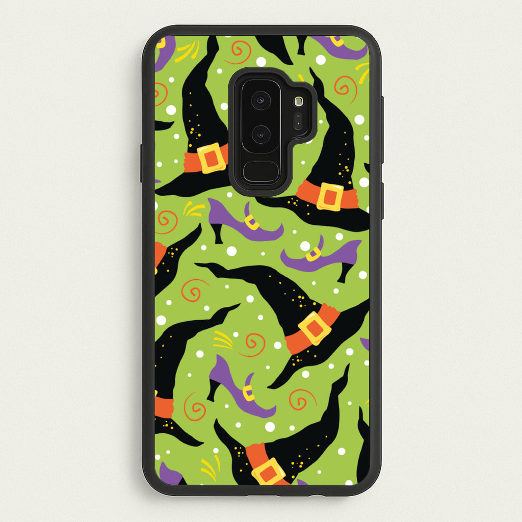 Witch's Attire Pattern - Halloween - Halloween Phone Case for Galaxy S9 Plus