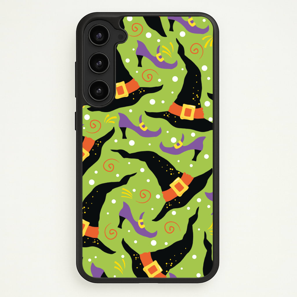 Witch's Attire Pattern - Halloween - Halloween Phone Case for Galaxy S23 Plus