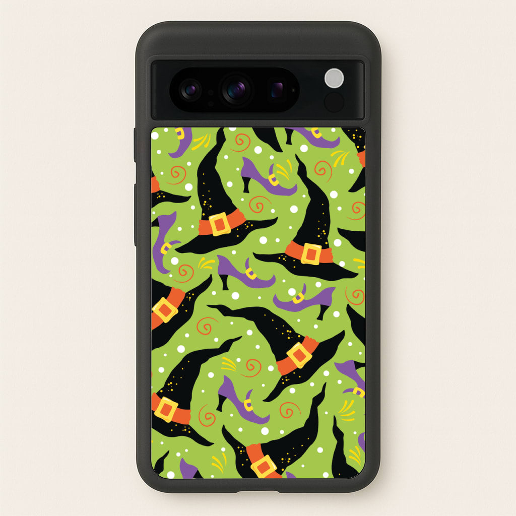 Witch's Attire Pattern - Halloween - Halloween Phone Case for Google Pixel 8 Pro