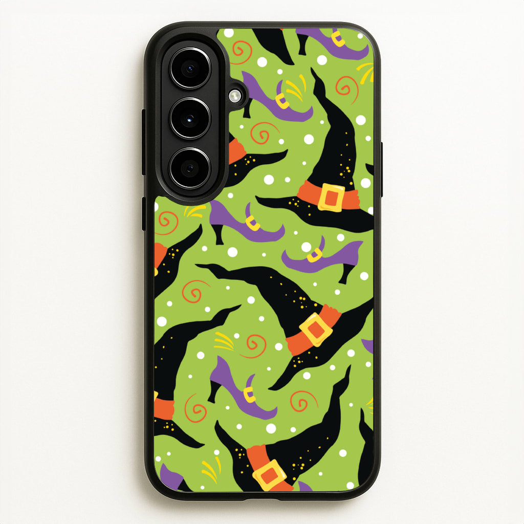 Witch's Attire Pattern - Halloween - Halloween Phone Case for Galaxy A56