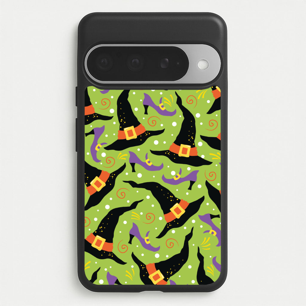 Witch's Attire Pattern - Halloween Phone Case for Google Pixel 10 Pro XL