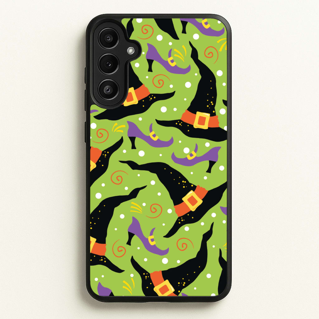 Witch's Attire Pattern - Halloween - Halloween Phone Case for Galaxy A36