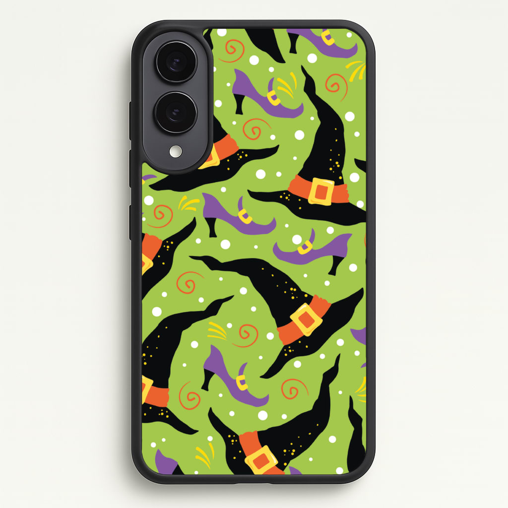 Witch's Attire Pattern - Halloween - Halloween Phone Case for Galaxy S25 Edge