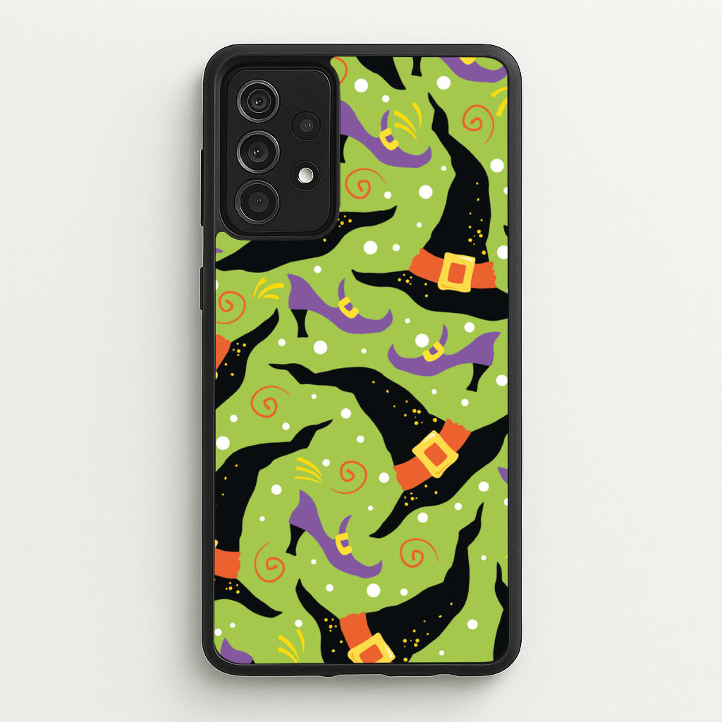 Witch's Attire Pattern - Halloween - Halloween Phone Case for Galaxy A52 / A52s