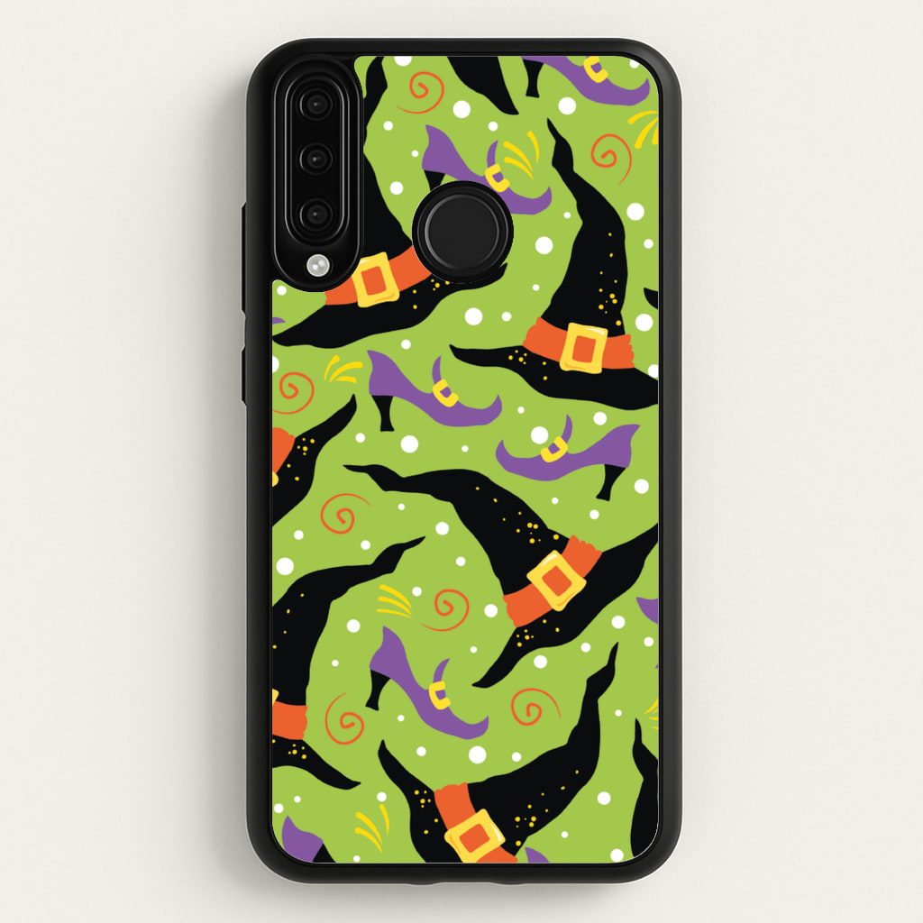 Witch's Attire Pattern - Halloween - Halloween Phone Case for Huawei P30 Lite