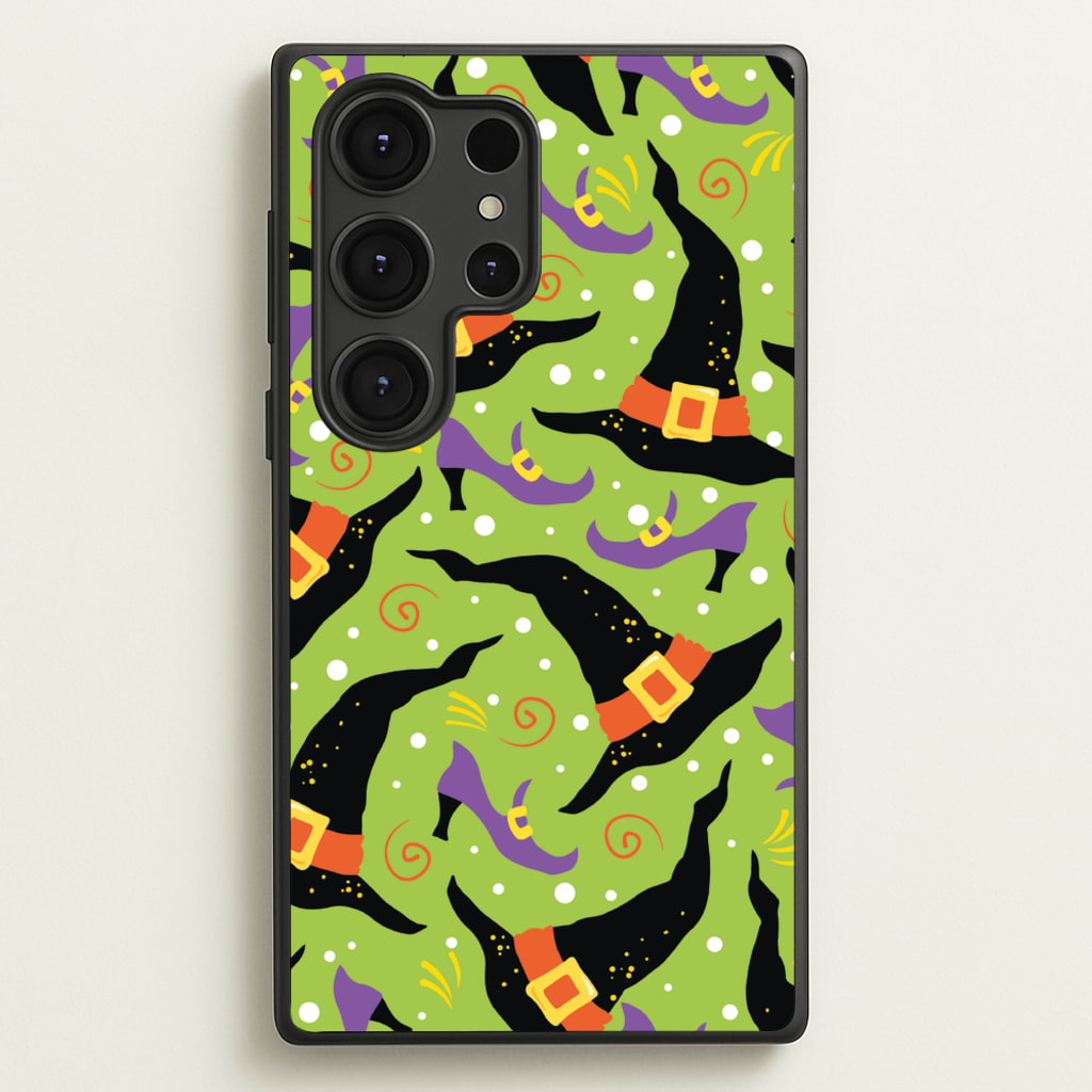 Witch's Attire Pattern - Halloween - Halloween Phone Case for Galaxy S25 Ultra