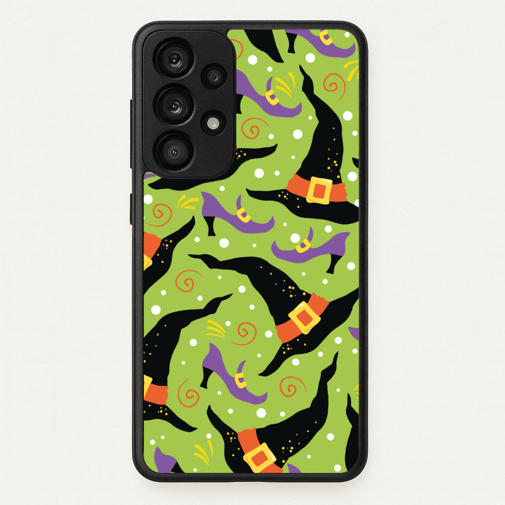 Witch's Attire Pattern - Halloween - Halloween Phone Case for Galaxy A53
