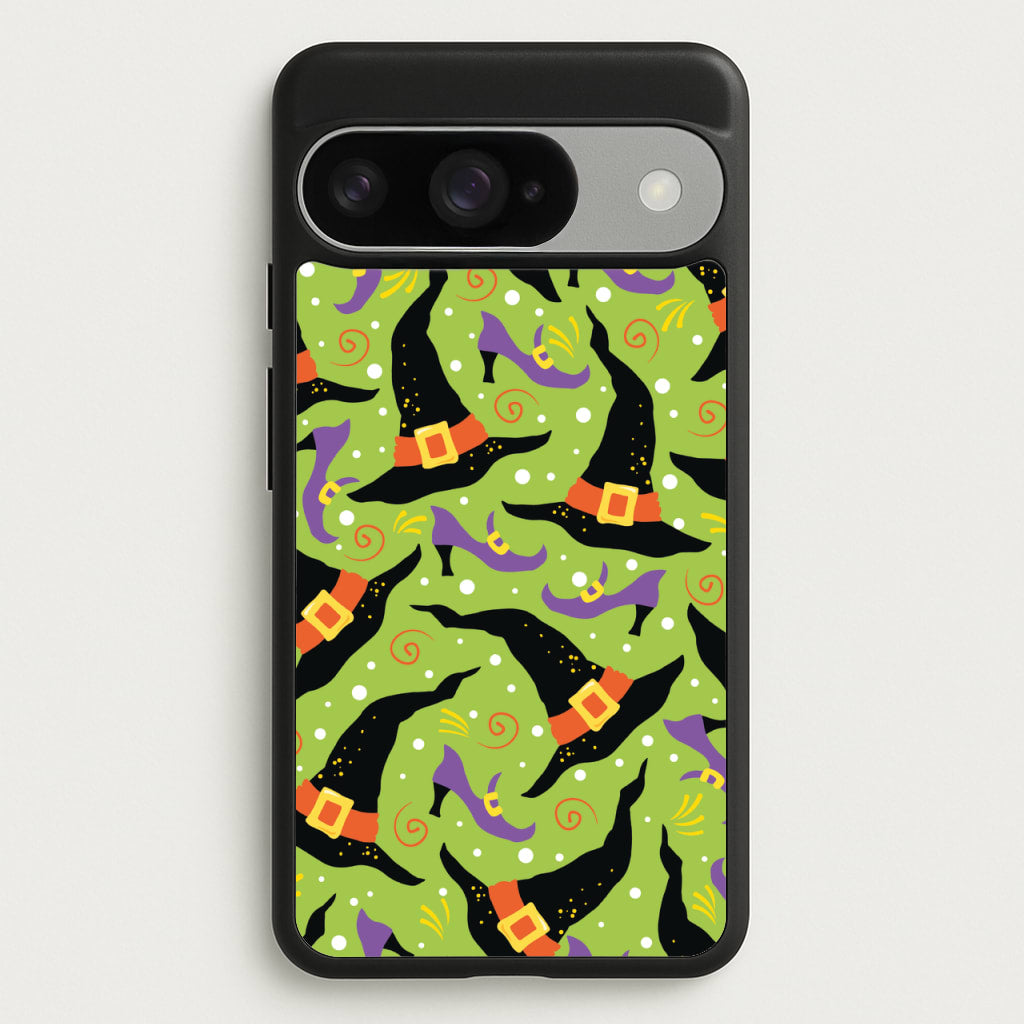 Witch's Attire Pattern - Halloween Phone Case for Google Pixel 10 / 10 Pro