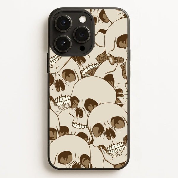 Skull Pattern - Halloween - Halloween Phone Case for iPhone 16 Pro Max