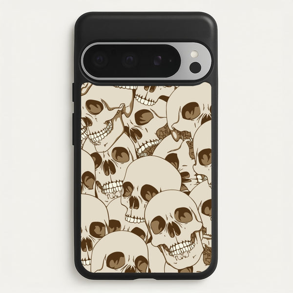 Skull Pattern - Halloween - Halloween Phone Case for Google Pixel 9 Pro XL