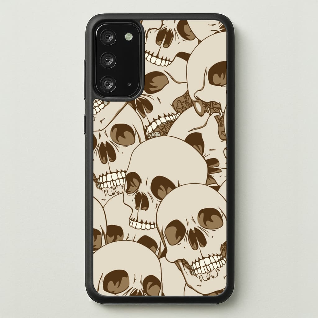 Skull Pattern - Halloween - Halloween Phone Case for Galaxy Note 20
