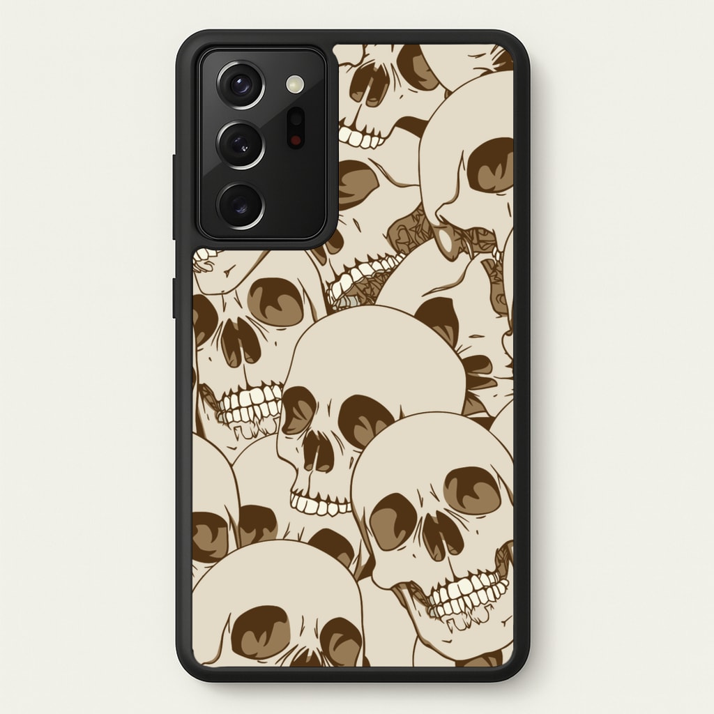 Skull Pattern - Halloween - Halloween Phone Case for Galaxy Note 20 Ultra