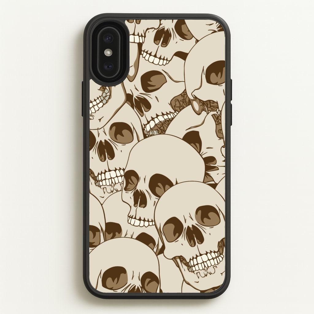 Skull Pattern - Halloween - Halloween Phone Case for iPhone XS Max