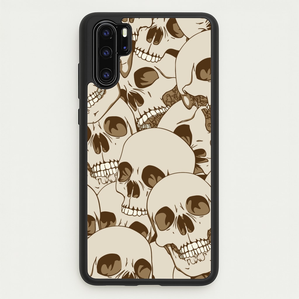 Skull Pattern - Halloween - Halloween Phone Case for Huawei P30 Pro