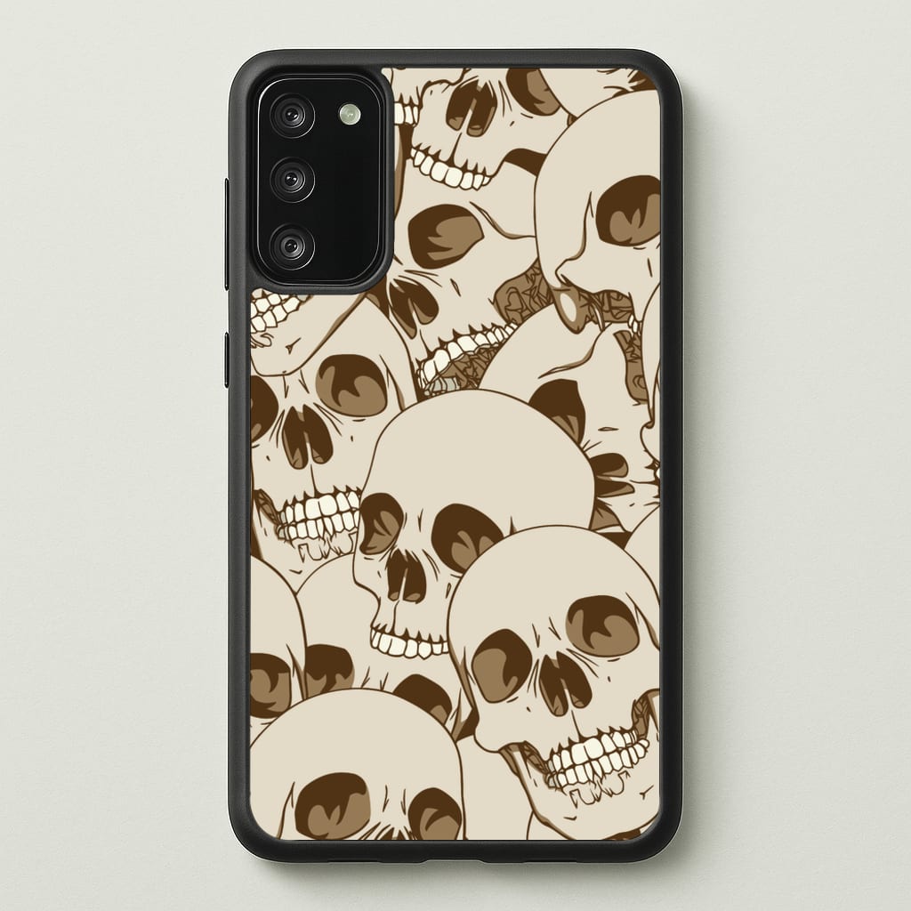 Skull Pattern - Halloween - Halloween Phone Case for Galaxy A41
