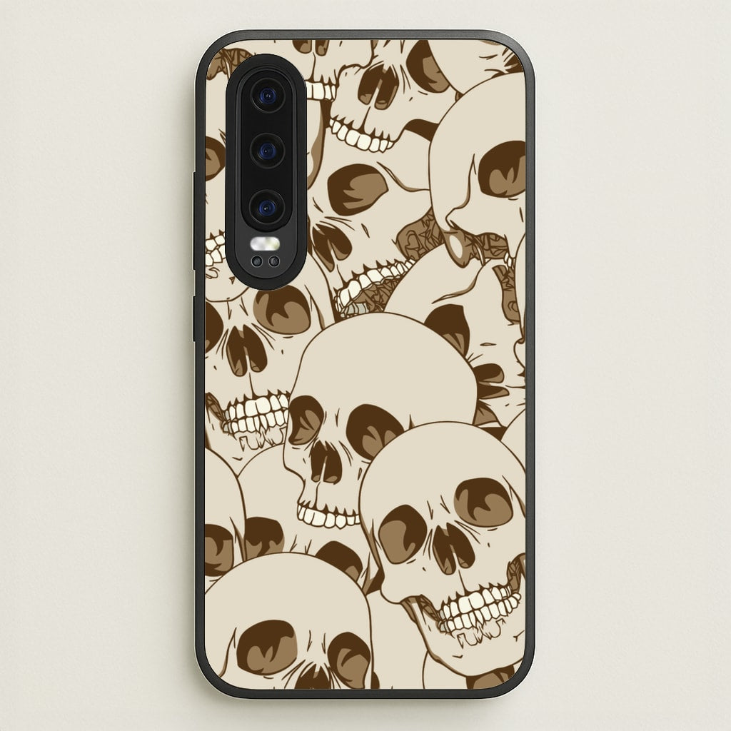Skull Pattern - Halloween - Halloween Phone Case for Huawei P30